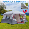 10d66624-a854-4469-b5d0-c4562cefc069-1.jpg 10 Person Red, White, And Gray Two Room Camping Tent