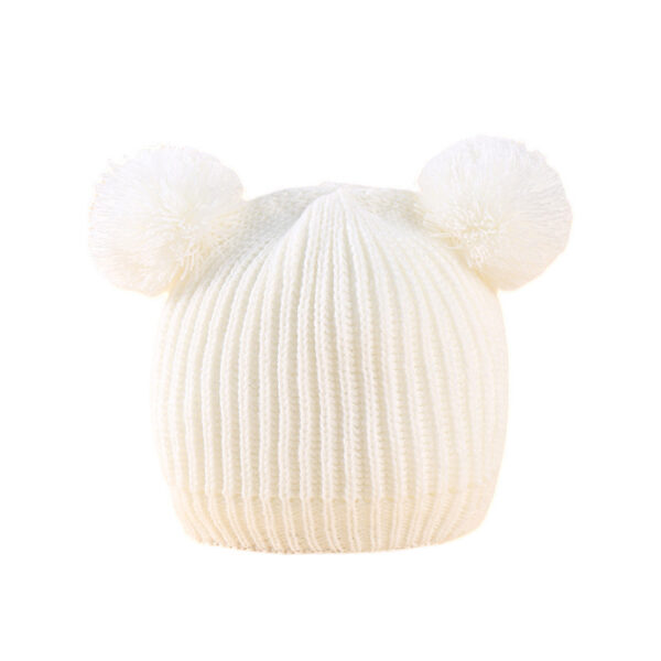 ⁦Children Hat Knitted Hat Gloves Suit⁩ - الصورة ⁦10⁩