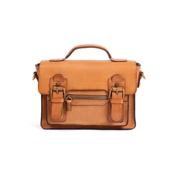 ⁦Crossbody Large Capacity Multifunctional Retro Handbag⁩ - الصورة ⁦7⁩