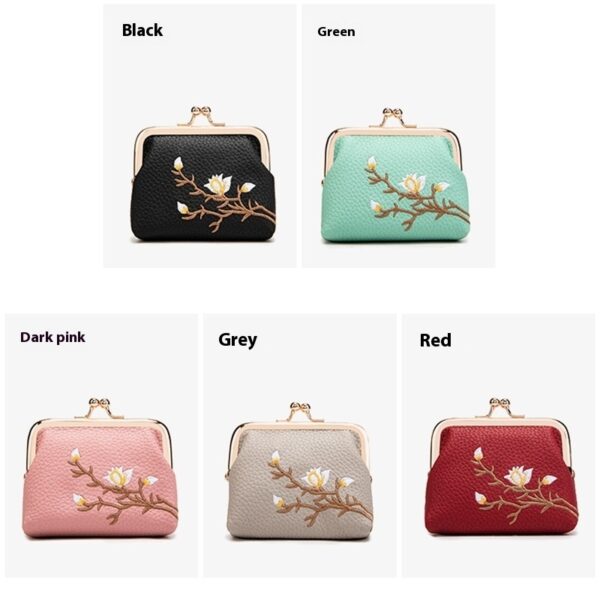Embroidered Multi-functional New Portable Mini Wallet - Image 3