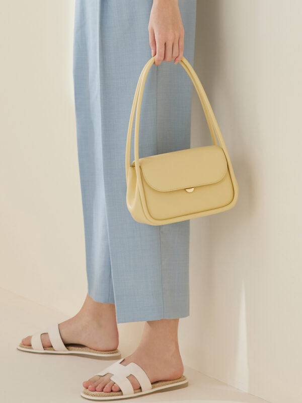One Shoulder Hand In Hand Niche Design Staff Underarm Bag Women"s Bag New White Hand Bag