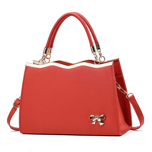 Fashion Bowknot Handbag Large Capacity Shoulder Messenger Bag - Image 8