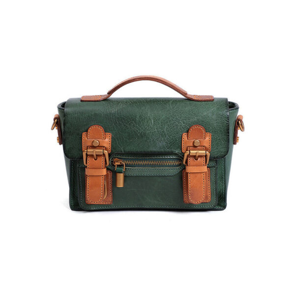 ⁦Crossbody Large Capacity Multifunctional Retro Handbag⁩ - الصورة ⁦10⁩