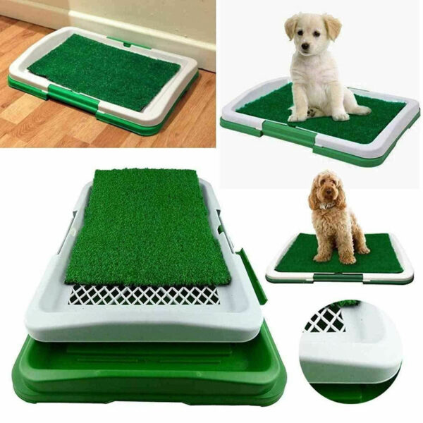 Dog Cleaning Tool Grid Lawn Flat Toilet Dog Potty