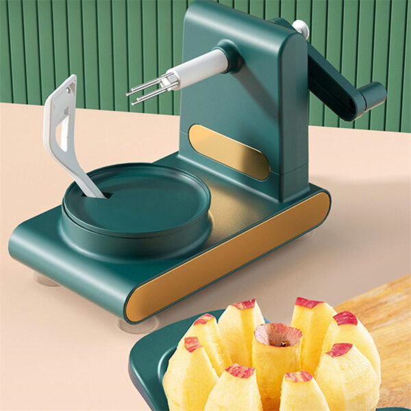 ⁦Hand-cranked Multifunctional  Peeler Machine Home Peeler Cutter Kitchen Slicer Tools With Gadgets Fruit  Corer Kitchen Gadgets⁩ - الصورة ⁦5⁩