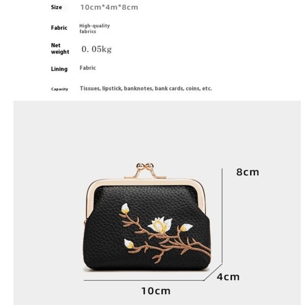 Embroidered Multi-functional New Portable Mini Wallet - Image 6