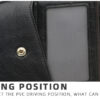 Short Multiple Card Slots Buckle Driving License Card Holder Zipper Wallet