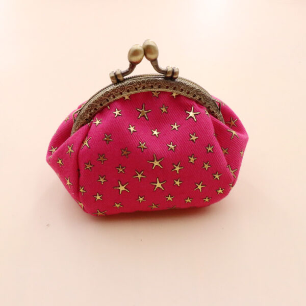 ⁦Denim Cloth Vintage Handmade Women's Hand-held Coin Purse Hasp Card⁩ - الصورة ⁦3⁩