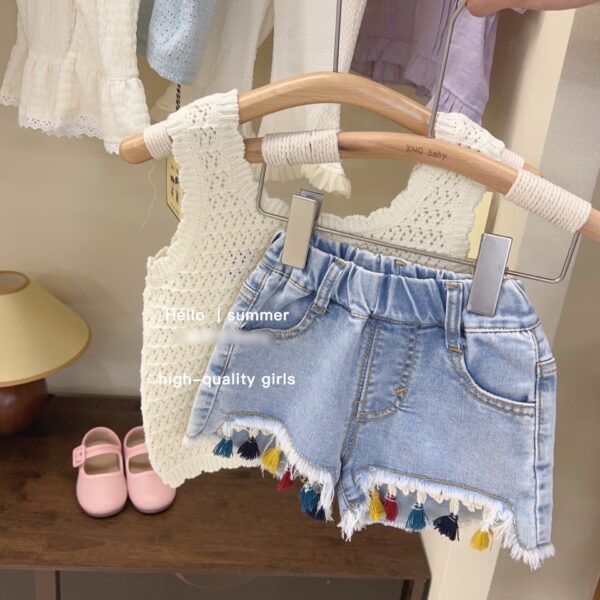 ⁦Hollow Children Straps Baby Thin Vest Children's Clothing⁩ - الصورة ⁦8⁩