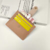 Short Small Card Holder Certificate Holder Women With Zipper