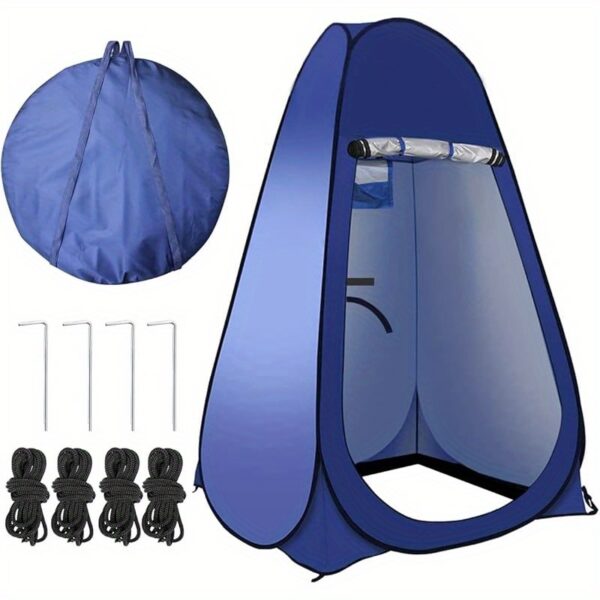 2025 Upgraded Pop-up Shower Tent, Outdoor Sun Protection Changing Room Opens In 10 Seconds, Oxford Cloth Rainproof Sun Protection Coating, Camping Toilet,Cycling Changing Clothes,Beach Shade, Storag - Image 6