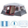 5405f1dd-96d7-4eb3-afea-bdf67cc497cd-1.jpg 10 Person Red, White, And Gray Two Room Camping Tent