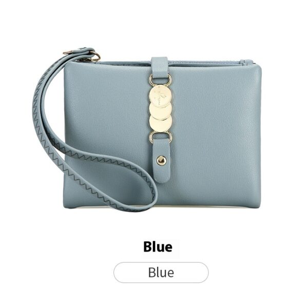 ⁦Large Capacity Versatile Trendy Multi-functional Short Soft Leather Wallet⁩ - الصورة ⁦6⁩