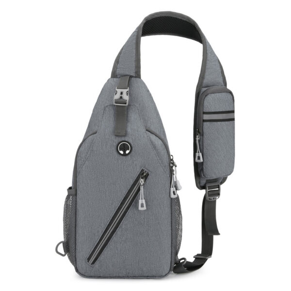 ⁦New Multifunctional Men's Shoulder Crossbody Bag Male Hard-Wearing Canvas Shoulder Messenger Bags Chest Bag⁩ - الصورة ⁦4⁩