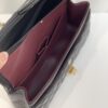 Leather Underarm Small Square Bag Diamond Chain Crossbody Bag
