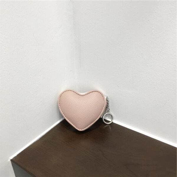 ⁦Cute Mini Pendant Love Heart Simplicity Key Case⁩ - الصورة ⁦2⁩