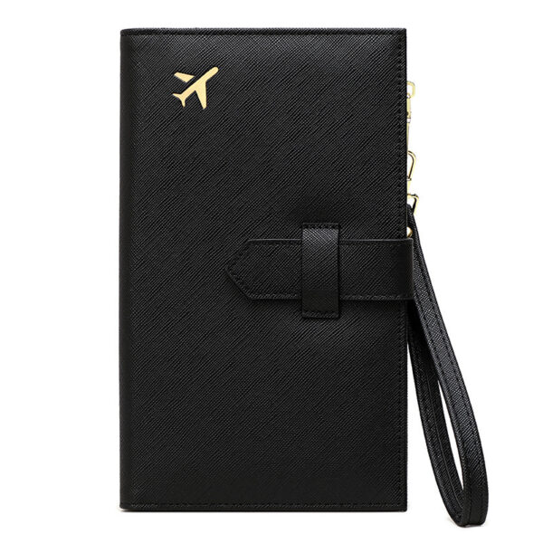 ⁦RFID Anti-magnetic Passport Holder Multifunctional Long Ladies Wallet⁩ - الصورة ⁦9⁩