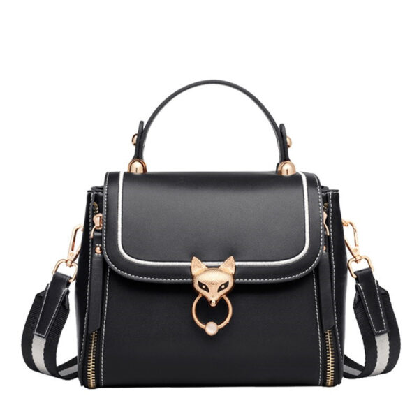 ⁦Fashion Lady Handbag Women Chic Shoulder Purse Female Split Leather Stylish Crossbody Bags Large Capacity⁩ - الصورة ⁦5⁩