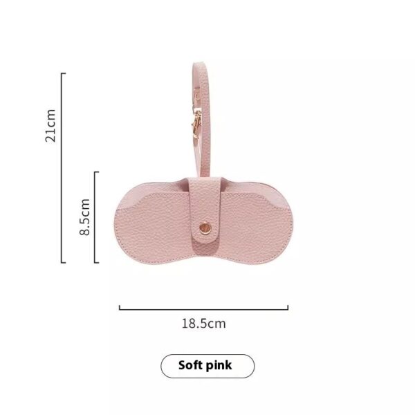 ⁦Glasses Children's Bag Women's Storage Box Portable Anti-reverse Sunglasses Protective Cover⁩ - الصورة ⁦6⁩