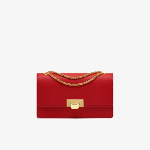 Leather Chain Women's Fashion Shoulder Small Design Bag - Image 9