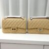 Leather Underarm Small Square Bag Diamond Chain Crossbody Bag