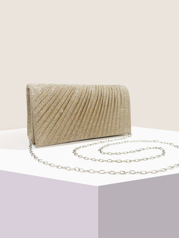 Pleated Party Dinner Bag - Image 7