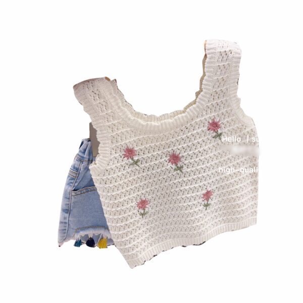 ⁦Hollow Children Straps Baby Thin Vest Children's Clothing⁩ - الصورة ⁦10⁩