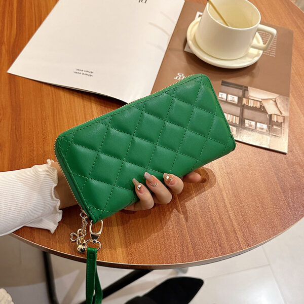 Rhombus Wallet Women's Long European And American Fashion - Image 6