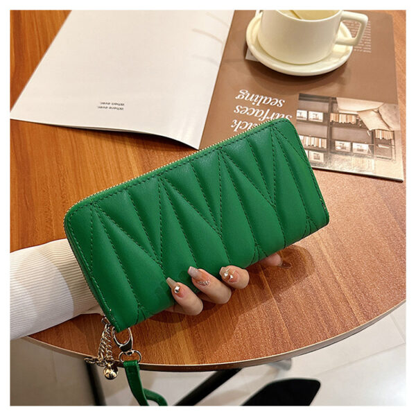 Rhombus Wallet Women's Long European And American Fashion - Image 9