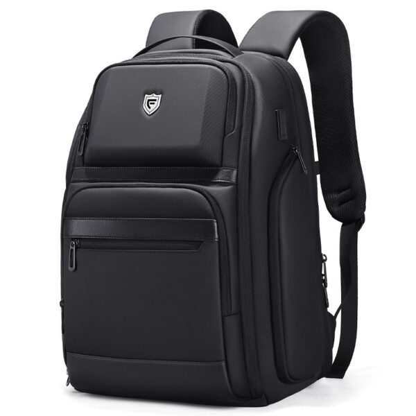 Business Casual Large Capacity Scalable Business Trip Travel Laptop Bag Backpack Men - Image 2