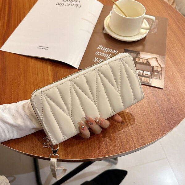Rhombus Wallet Women's Long European And American Fashion - Image 3