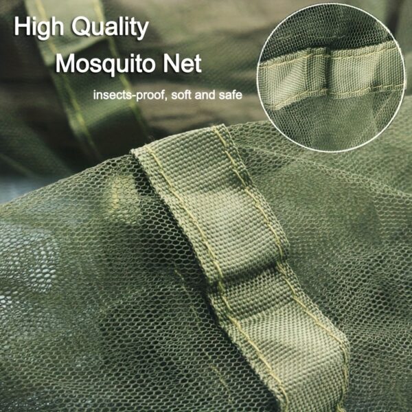 2025 Upgraded Version Ultra-light Camping Hammock With Mosquito Net, Double-layer Anti-mosquito Net, 0.8kg Portable Hammock, Load-bearing Capacity Of 400 Pounds, Can Accommodate 1-2 People - Image 6
