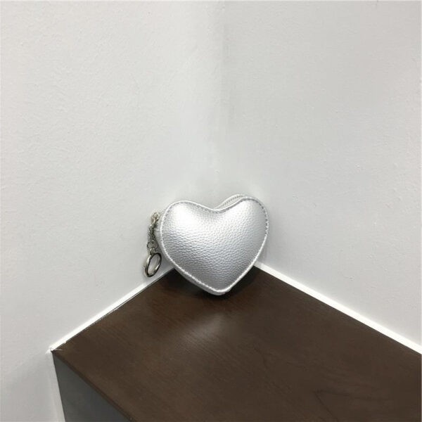 ⁦Cute Mini Pendant Love Heart Simplicity Key Case⁩ - الصورة ⁦5⁩
