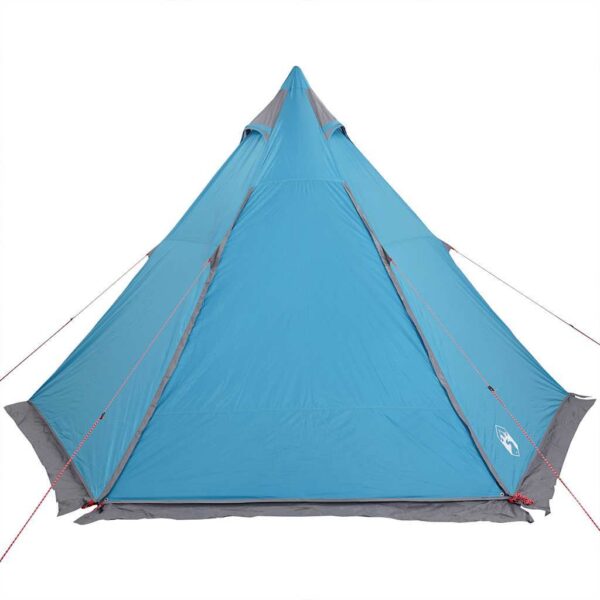 vidaXL Cort de familie Tipi pentru 6 persoane, albastru, impermeabil - Image 5