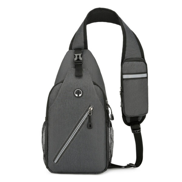 ⁦New Multifunctional Men's Shoulder Crossbody Bag Male Hard-Wearing Canvas Shoulder Messenger Bags Chest Bag⁩ - الصورة ⁦5⁩