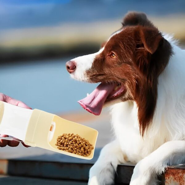 2 In 1 Travel Dog Water Bottle Pet Water Dispenser Feeder Drinking Feeder Dog Outing Water Feeder Pets Outdoor Portable Cup Pet Products - Imagen 5
