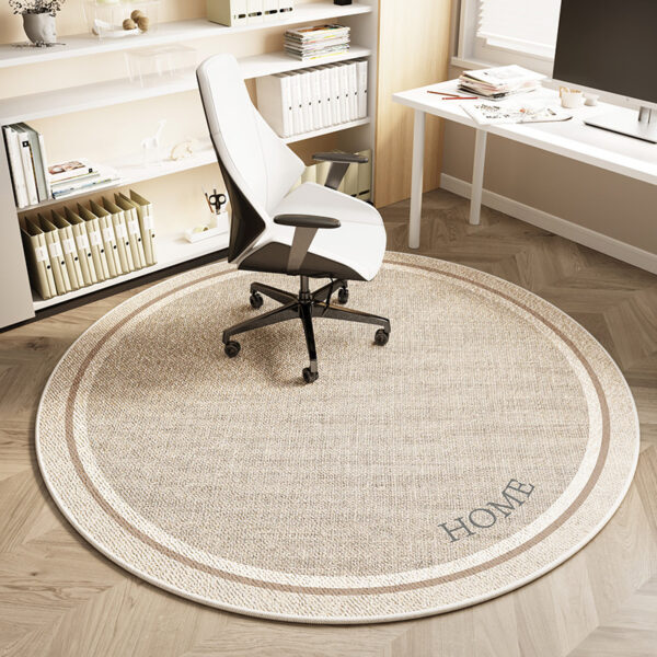 ⁦Living Room Round Carpet Household Absorbent Non-slip Crystal Velvet Carpet⁩ - الصورة ⁦3⁩