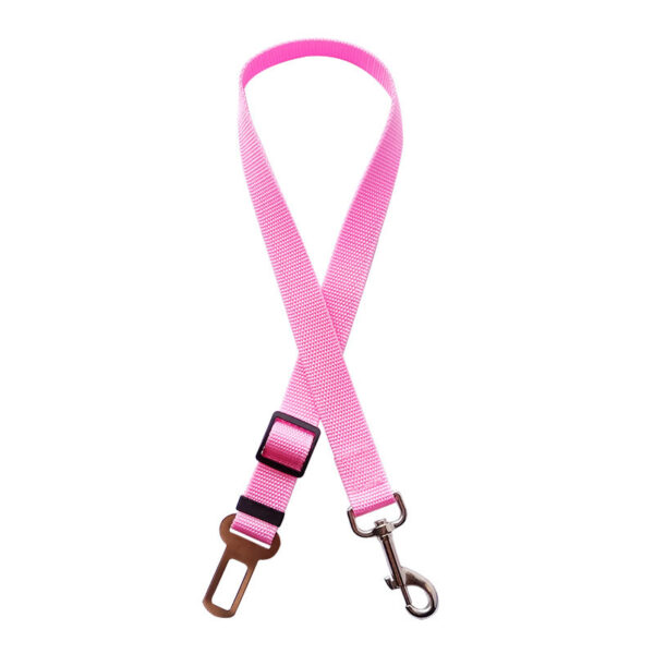 ⁦Adjustable Pet Cat Dog Car Seat Belt Pet Seat Vehicle Dog Harness Lead Clip Safety Lever Traction Dog Collars Dogs Accessoires Pets Products⁩ - الصورة ⁦7⁩
