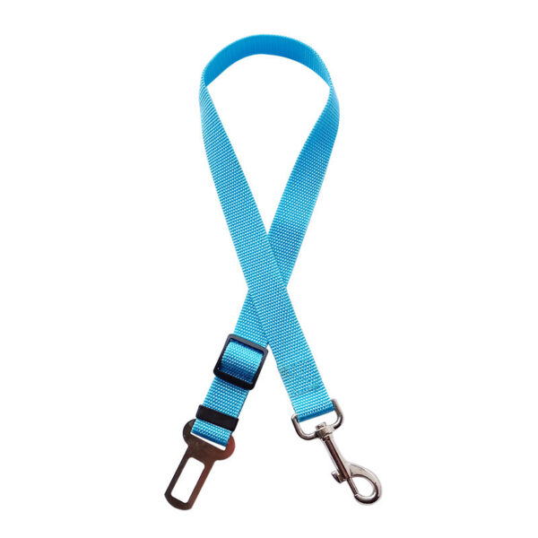 ⁦Adjustable Pet Cat Dog Car Seat Belt Pet Seat Vehicle Dog Harness Lead Clip Safety Lever Traction Dog Collars Dogs Accessoires Pets Products⁩ - الصورة ⁦3⁩