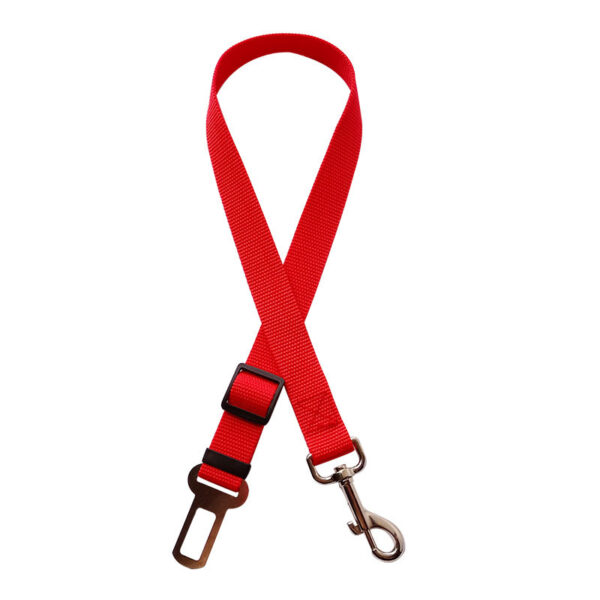 ⁦Adjustable Pet Cat Dog Car Seat Belt Pet Seat Vehicle Dog Harness Lead Clip Safety Lever Traction Dog Collars Dogs Accessoires Pets Products⁩ - الصورة ⁦6⁩