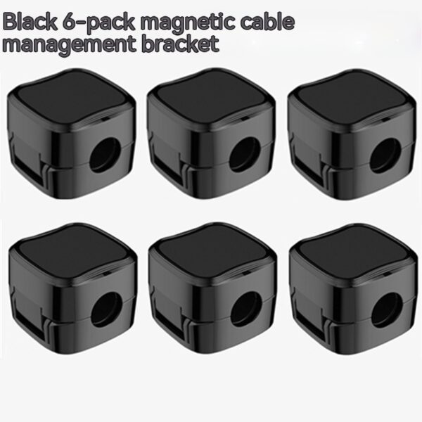 ⁦Magnetic Cable Clip Under Desk Cable Management Adjustable Cord Holder Wire Organizer And Cable Management Wire Keeper⁩ - الصورة ⁦3⁩