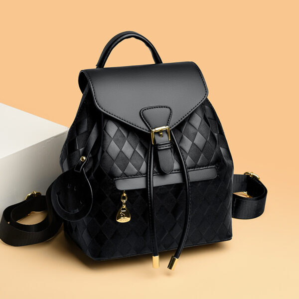 Female Backpack Casual Multifunction Women Leather Backpack Shoulder School Travel Back Pack - Image 4