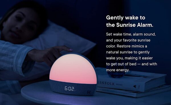 Hatch Restore Smart Clock Small Night Light Atmosphere Light Baby Audio Monitor Sleep Instrument White Noise - Image 5