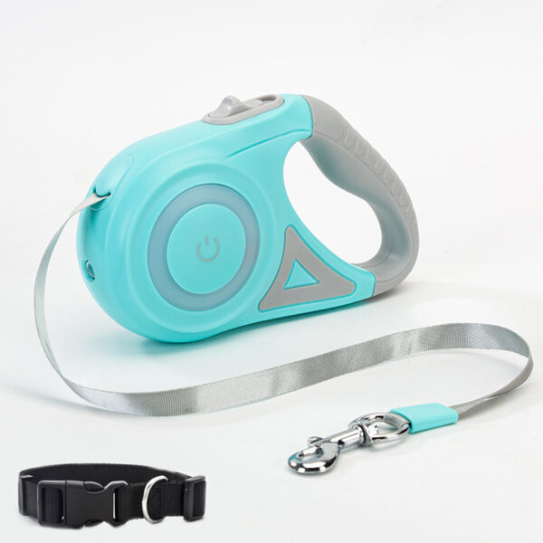 ⁦Dog Leash Retractable Leash And Dog Collar Spotlight Automatic Pet Dog Cat Traction Rope For Small Medium Dogs Pet Product⁩ - الصورة ⁦8⁩