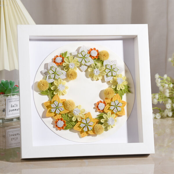 ⁦Quilted Paper Painting Creative Handmade Crafts⁩ - الصورة ⁦3⁩