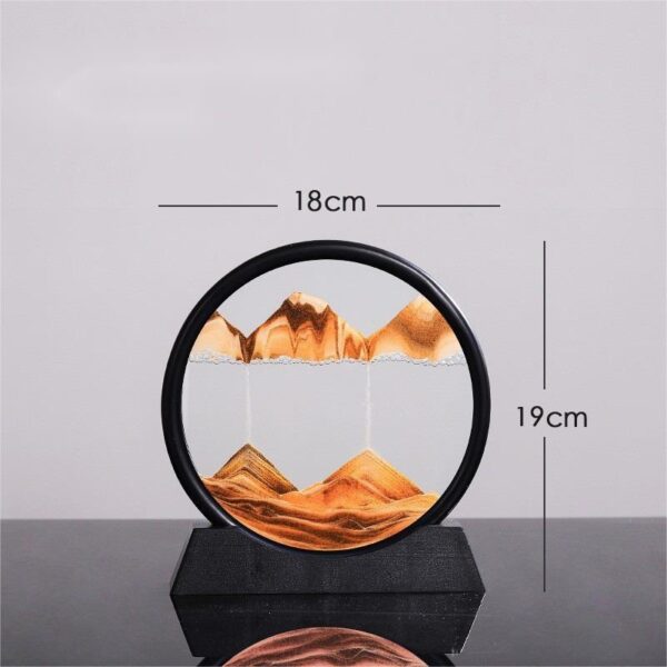 Quicksand Painting Hourglass Ornaments Decoration Glass Crafts - Image 8