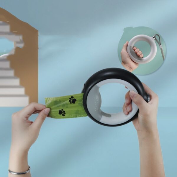 ⁦Luminous Automatic Telescopic Dog Rope Lamp Pets Products⁩ - الصورة ⁦2⁩