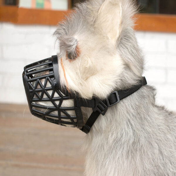 ⁦Plastic Strong Dogs Muzzle Basket⁩ - الصورة ⁦4⁩