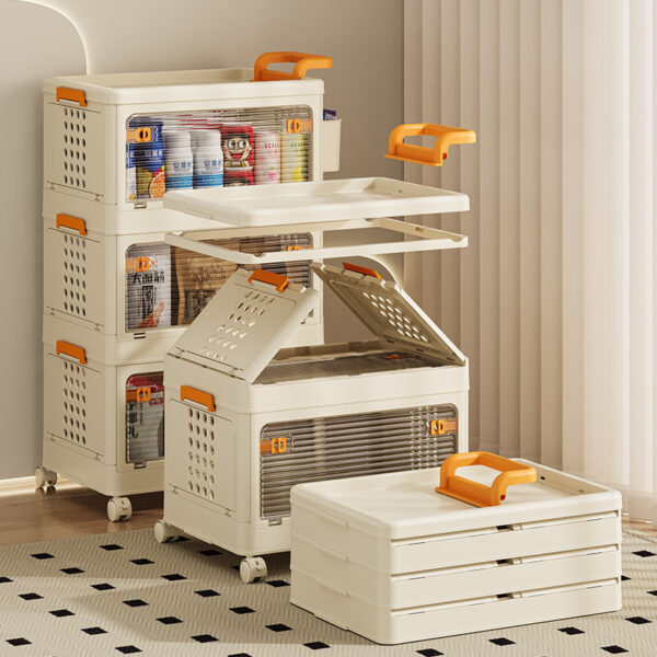 ⁦Children's Folding Storage Cabinet⁩ - الصورة ⁦4⁩
