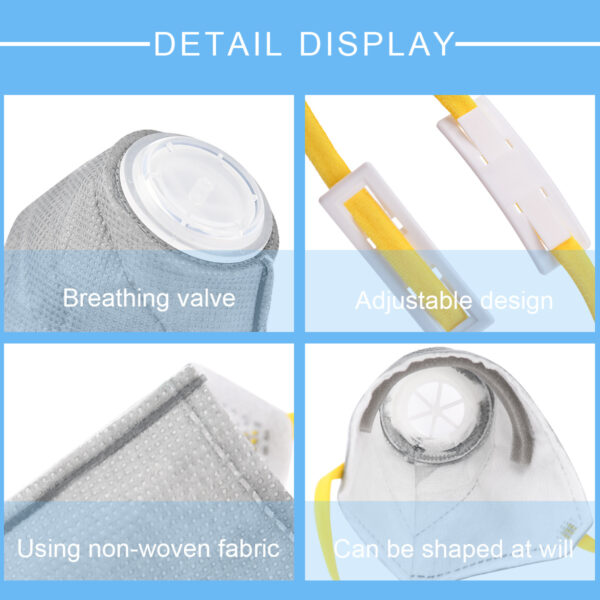 ⁦Dogs Anti-fog Haze Masks Anti Dust Gas Pollution Muzzle Dog Soft Face Cotton Mouth Mask Pet Respiratory PM2.5 Filter Pet Products⁩ - الصورة ⁦3⁩